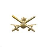 Эмблема петличная Сухопутные войска нового образца (золото)